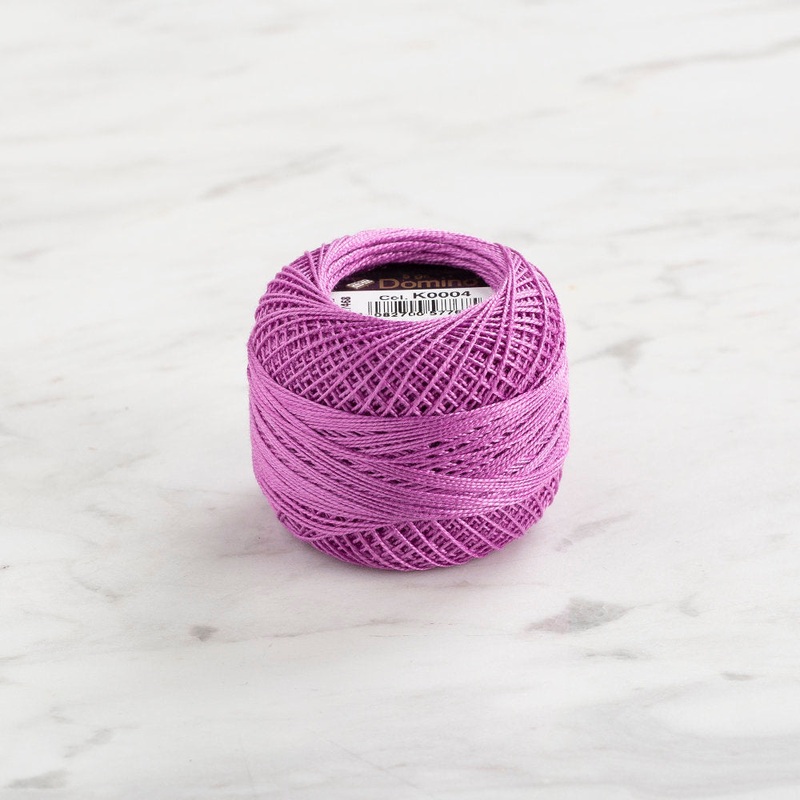 Domino Cotton Perle Size 12 Embroidery Thread (5 g), Lilac – 4590012-K0004