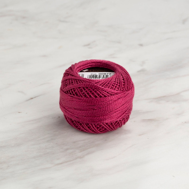 Domino Cotton Perle Size 8 Embroidery Thread (8 g), Light PLum – 4598008-00972