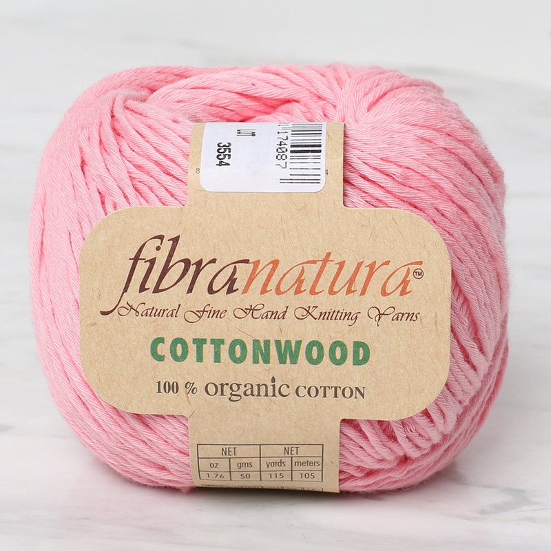 Fibra Natura Cottonwood Yarn, Pink – 41139