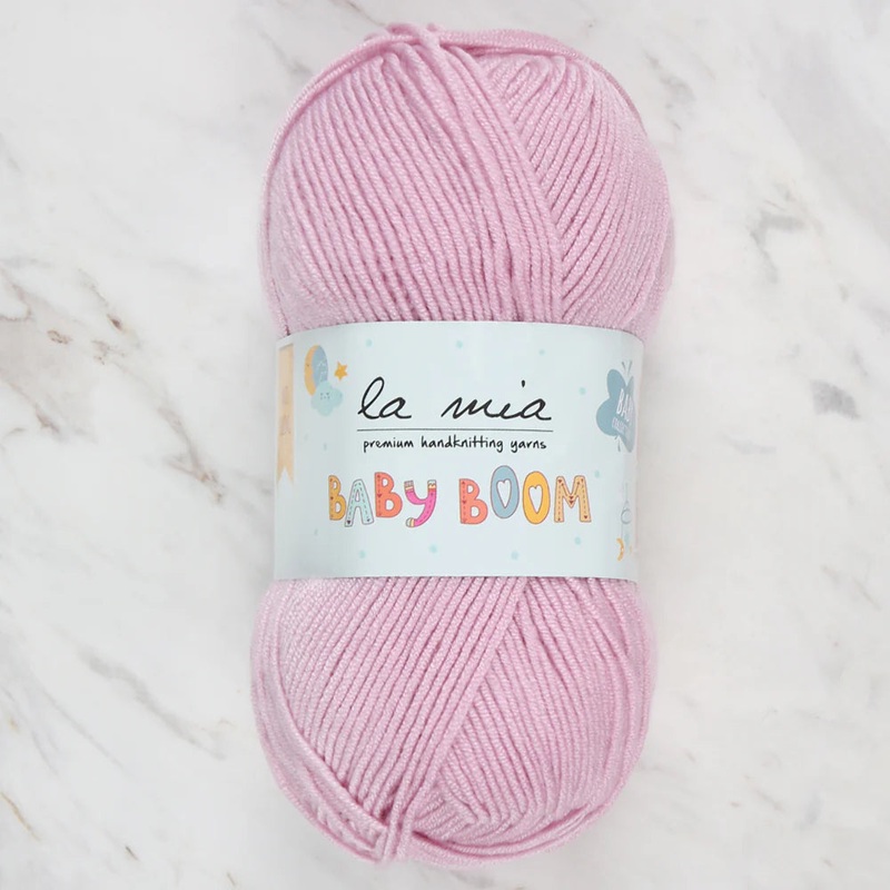 La Mia Baby Boom Knitting Yarn ,Lilac – 705