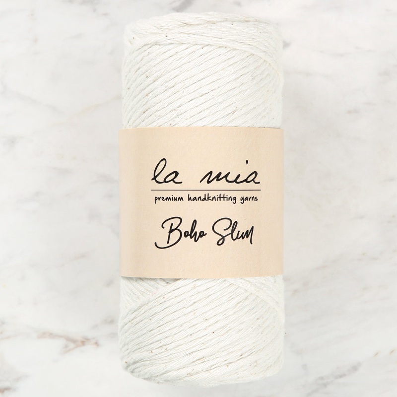 La Mia Boho Slim Yarn, Cream – L002