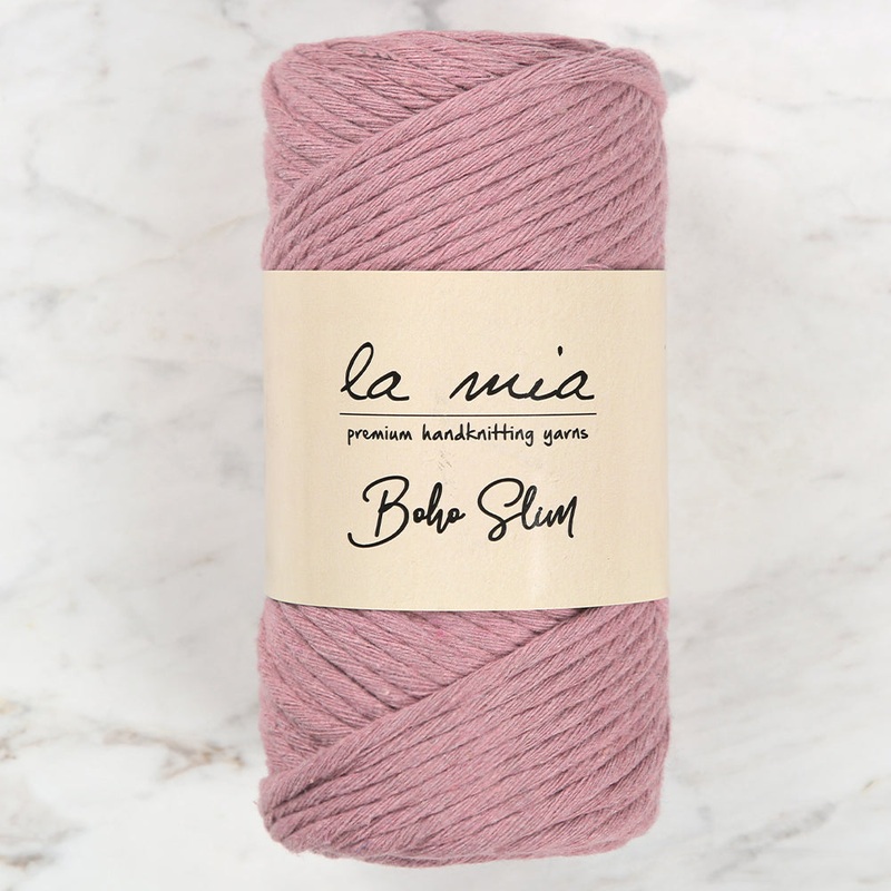 La Mia Boho Slim Yarn, Dusty Rose – L090