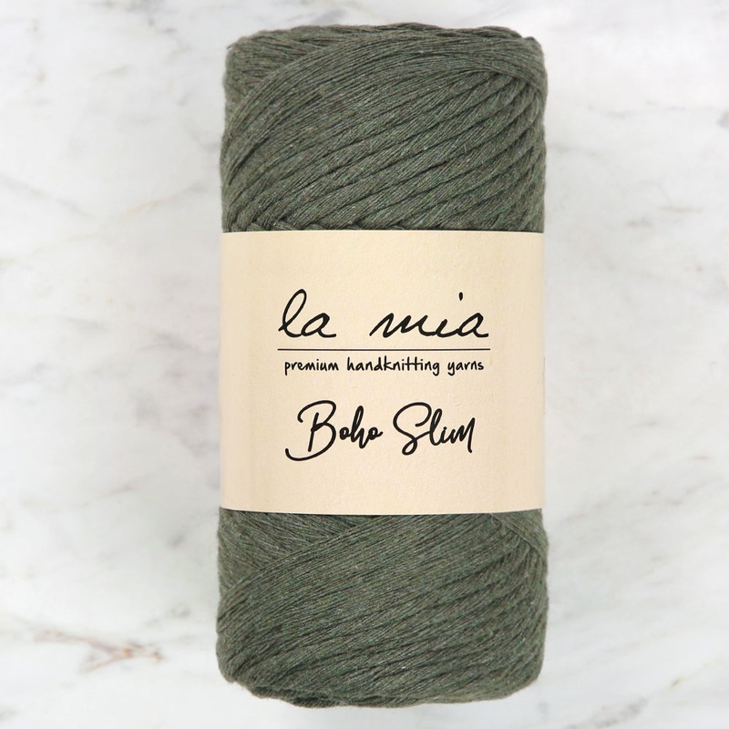 La Mia Boho Slim Yarn, Khaki – L216