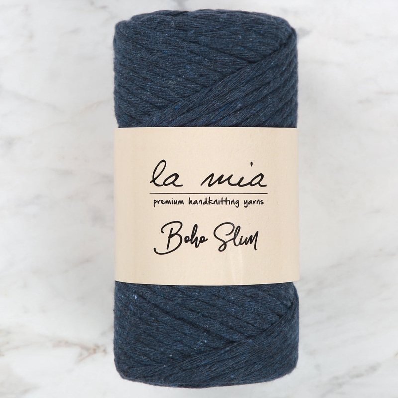 La Mia Boho Slim Yarn, Navy – L023