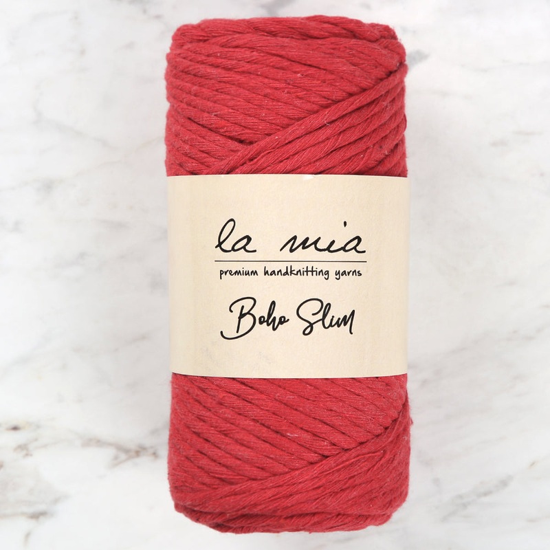 La Mia Boho Slim Yarn, Red – L033