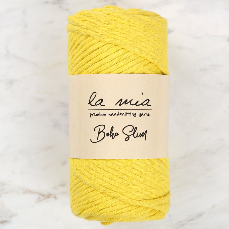 La Mia Boho Slim Yarn, Yellow – L003