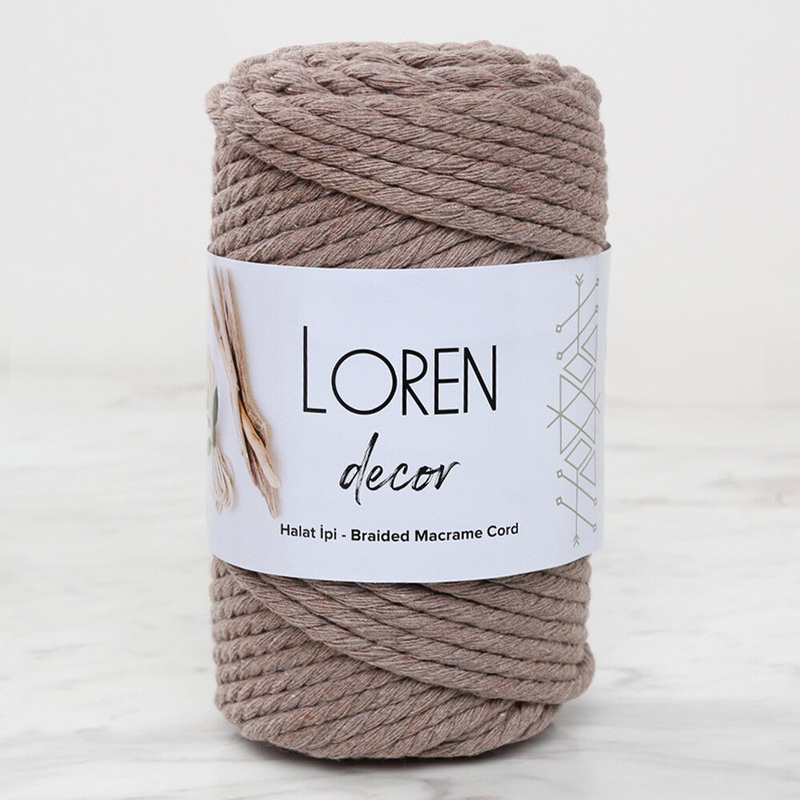Loren Decor Macrame Yarn, Mink – L143