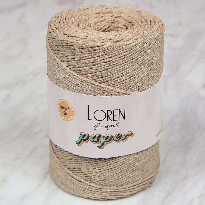Loren Paper Yarn, Beige – RH38