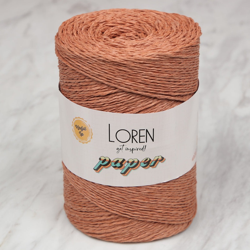 Loren Paper Yarn, Light Brick – RH33