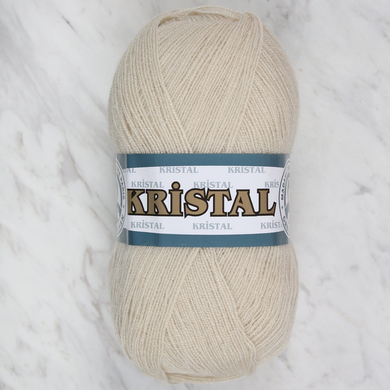 Madame Tricote Paris Kristal Yarn,Light Beige – T078