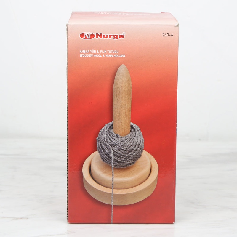 Nurge Wood Wool & Yarn Holder – 240-6