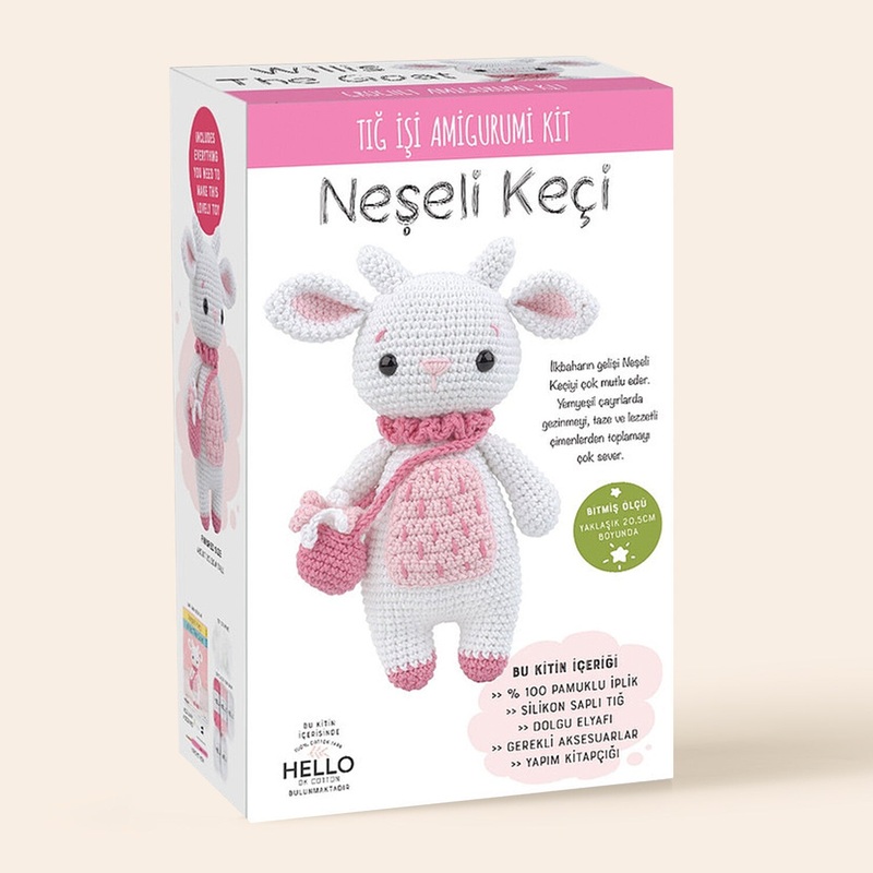 Tuva Amigurumi Kit, Willis the Goat – SCF16
