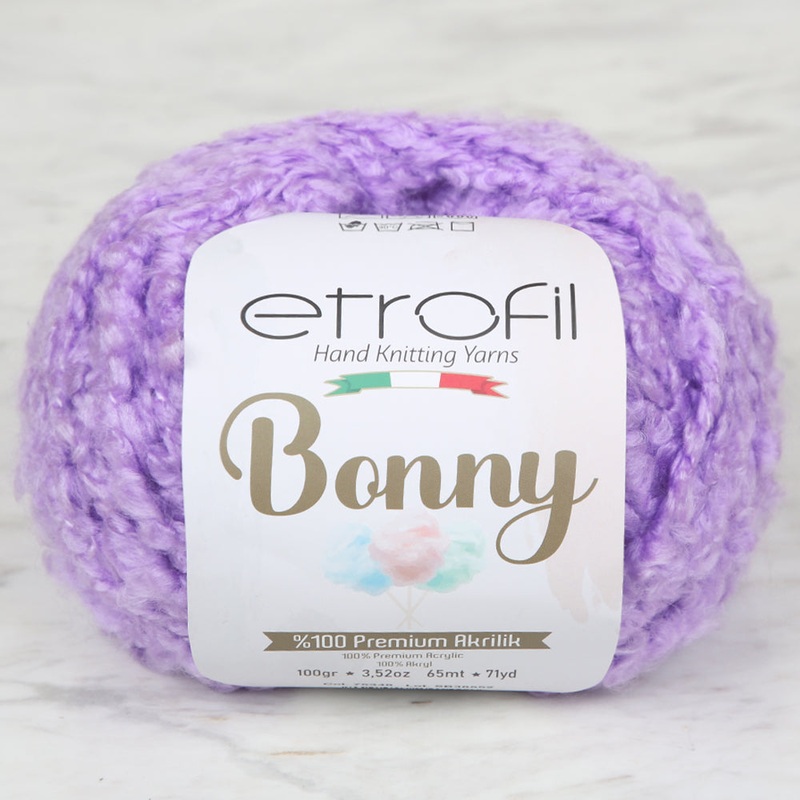 Etrofil Bonny Hand Knitting Yarn,Lilac – 76096