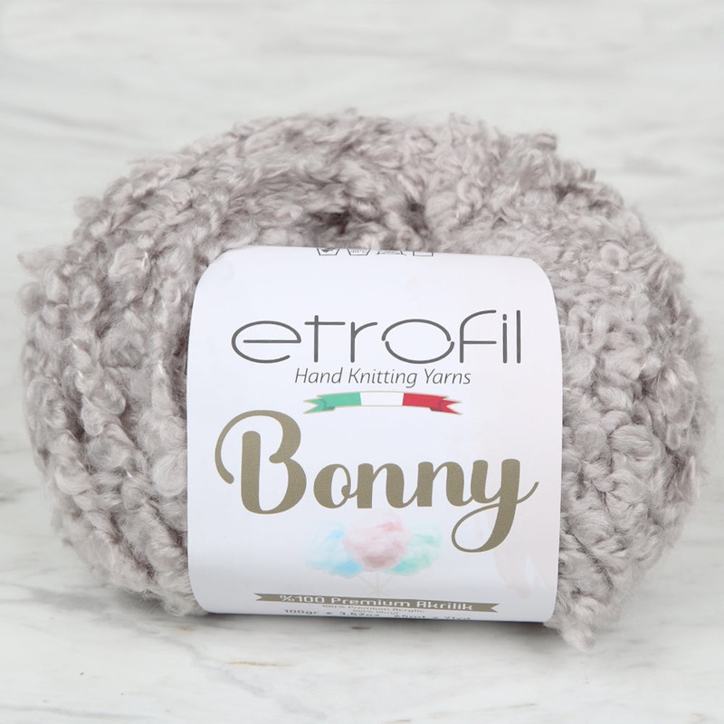 Etrofil Bonny Hand Knitting Yarn,Mink – 79160