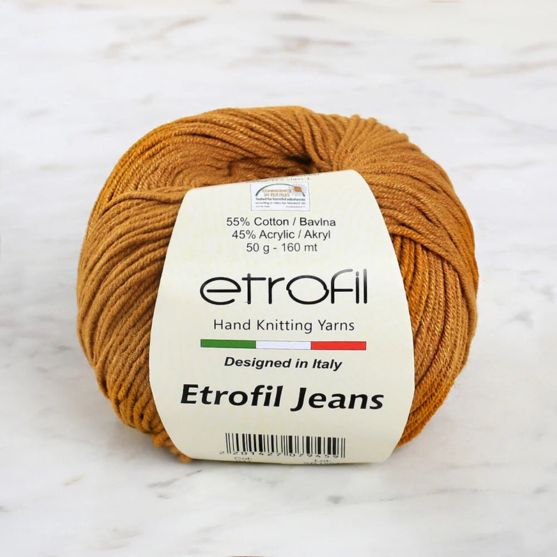 Etrofil Jeans Knitting Yarn, Cinnamon – 047