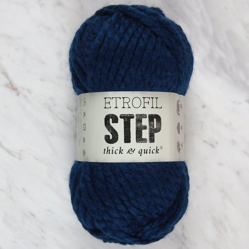 Etrofil Step Hand Knitting Yarn,Blue- 75132