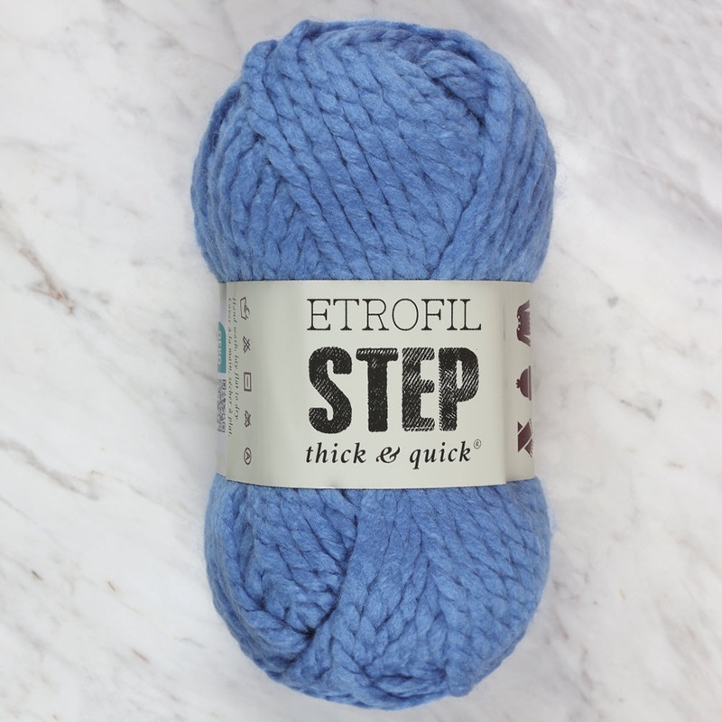 Etrofil Step Hand Knitting Yarn,Blue – 75303