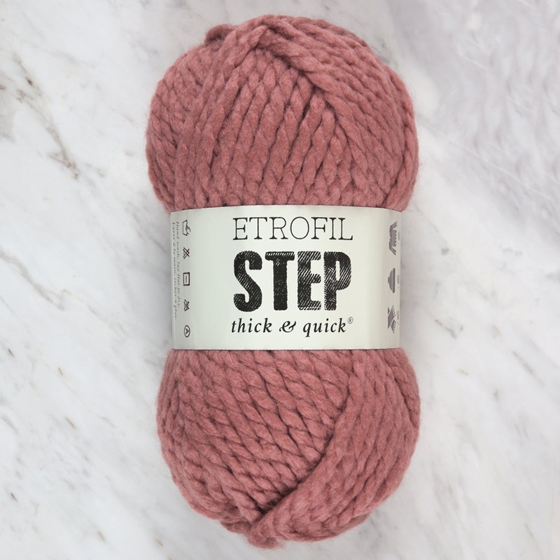 Etrofil Step Hand Knitting Yarn,Dried rose – 73100