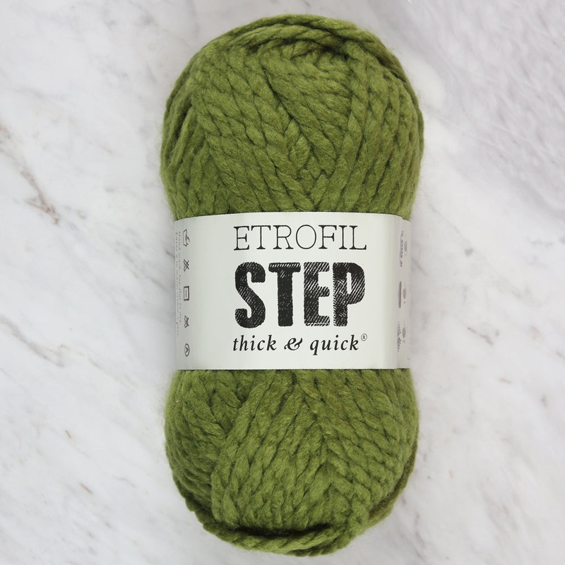 Etrofil Step Hand Knitting Yarn,Green – 70490