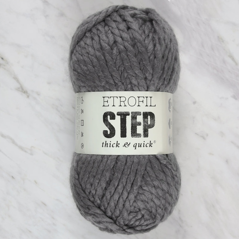 Etrofil Step Hand Knitting Yarn,Grey – 79054