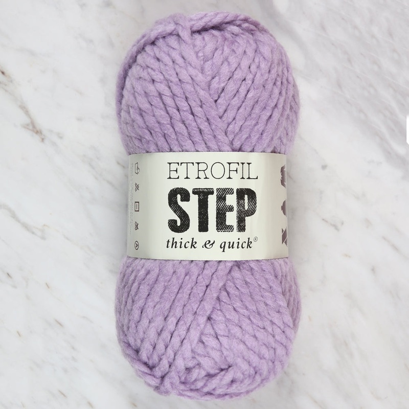 Etrofil Step Hand Knitting Yarn,Lilac – 70658