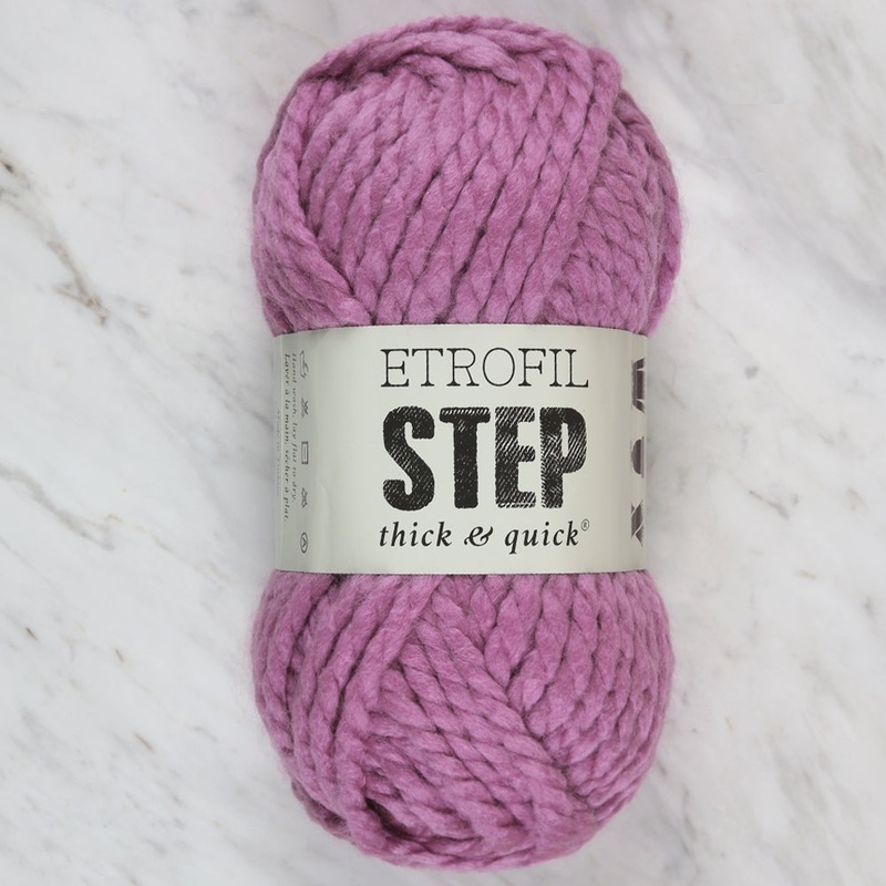 Etrofil Step Hand Knitting Yarn,Pink – 76032