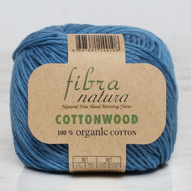 Fibra Natura Cottonwood Yarn, Blue – 41128