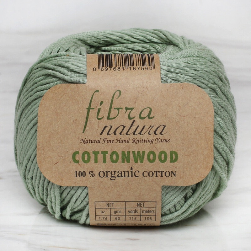 Fibra Natura Cottonwood Yarn, Green – 41119