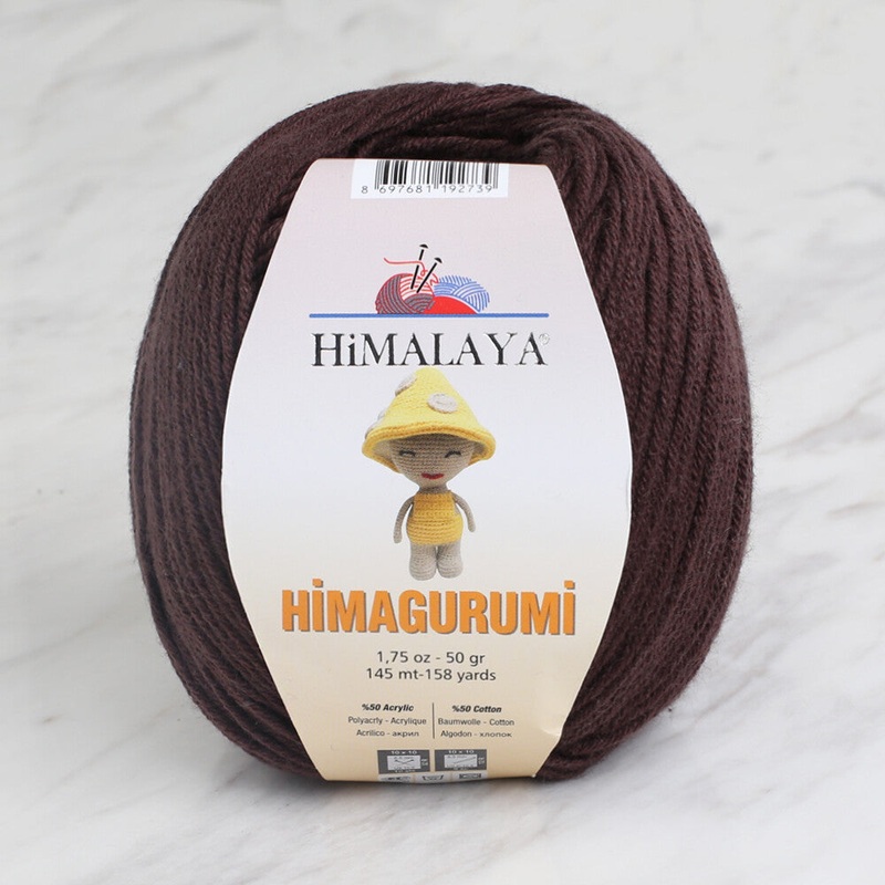 Himalaya Himagurumi 50 Gr Yarn, Dark Brown – 30173
