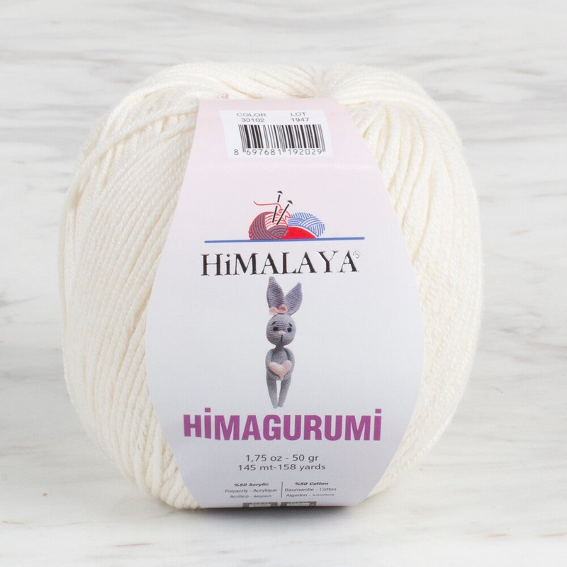 Himalaya Himagurumi 50 Gr Yarn, Light Cream – 30102