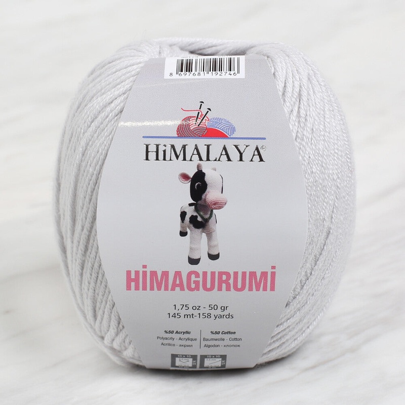 Himalaya Himagurumi 50 Gr Yarn, Light Grey – 30174