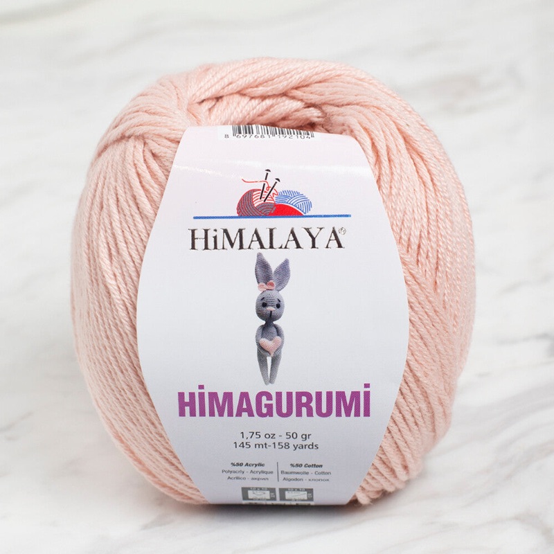 Himalaya Himagurumi 50 Gr Yarn, Powder Pink – 30110