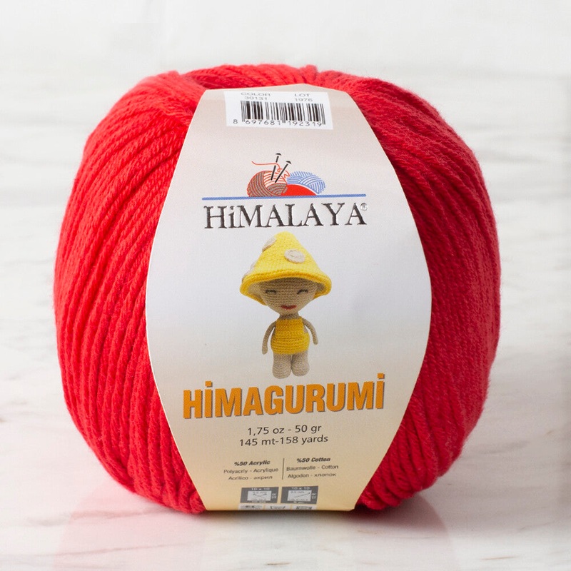 Himalaya Himagurumi 50 Gr Yarn, Red – 30131