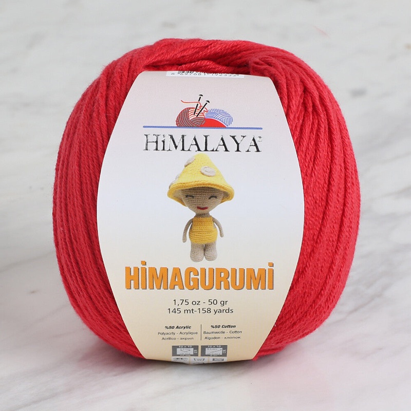Himalaya Himagurumi 50 Gr Yarn, Red – 30133