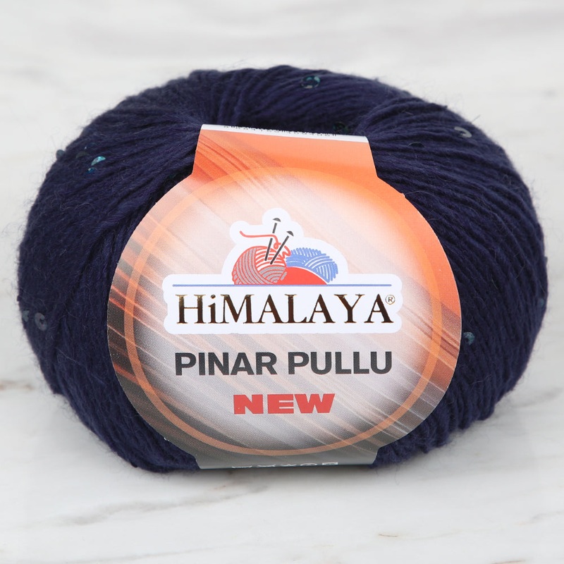 Himalaya Pnar Pullu Hand Knitting Yarn , Navy Blue – 61206