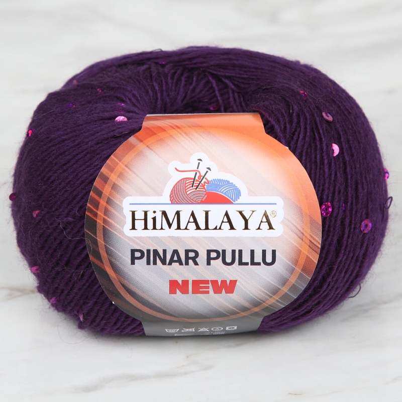 Himalaya Pnar Pullu Hand Knitting Yarn , Purple – 61204