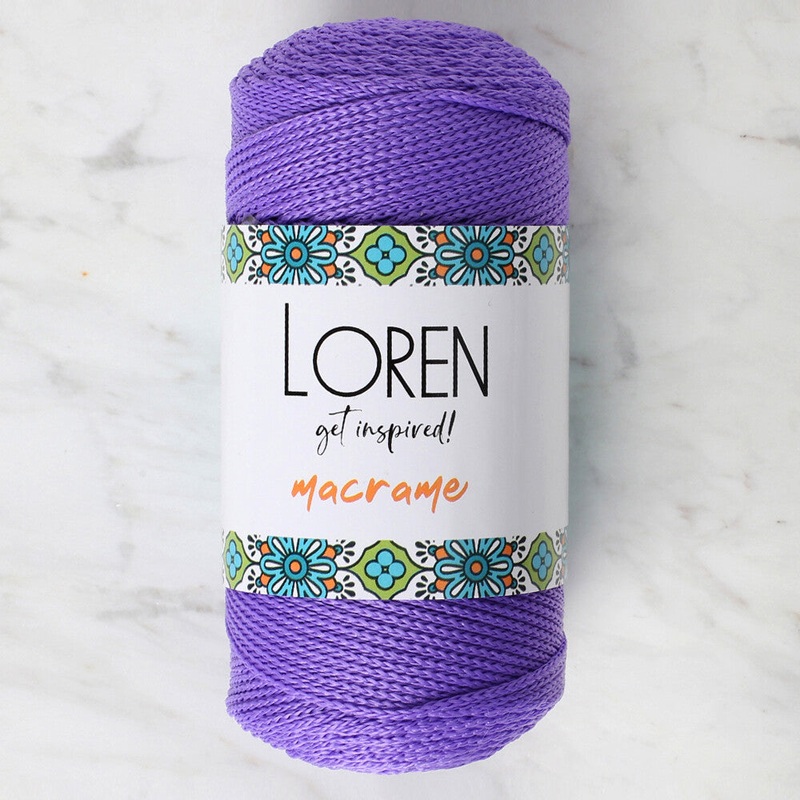 Loren Macrame Knitting Yarn, Purple – RM 0141