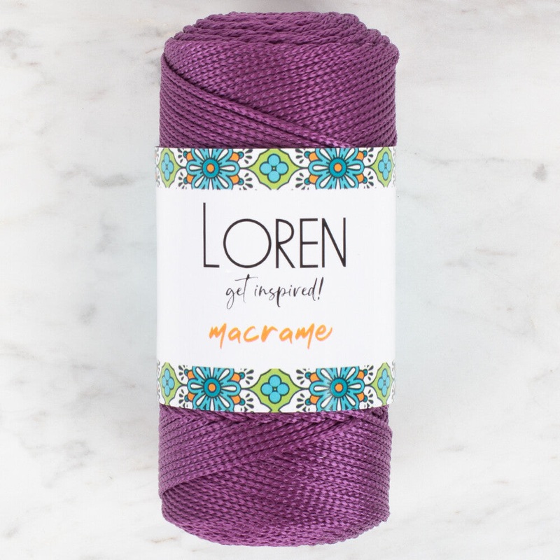 Loren Macrame Knitting Yarn, Purple – RM 0160