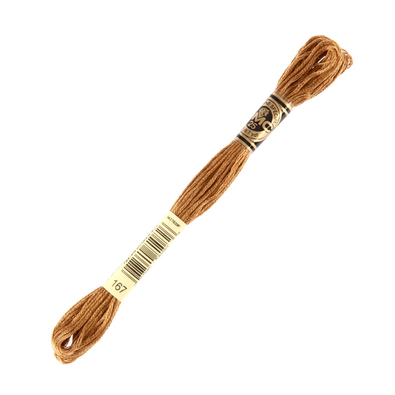 DMC Mouline Special 8 m Embroidery Thread, Brown – 167