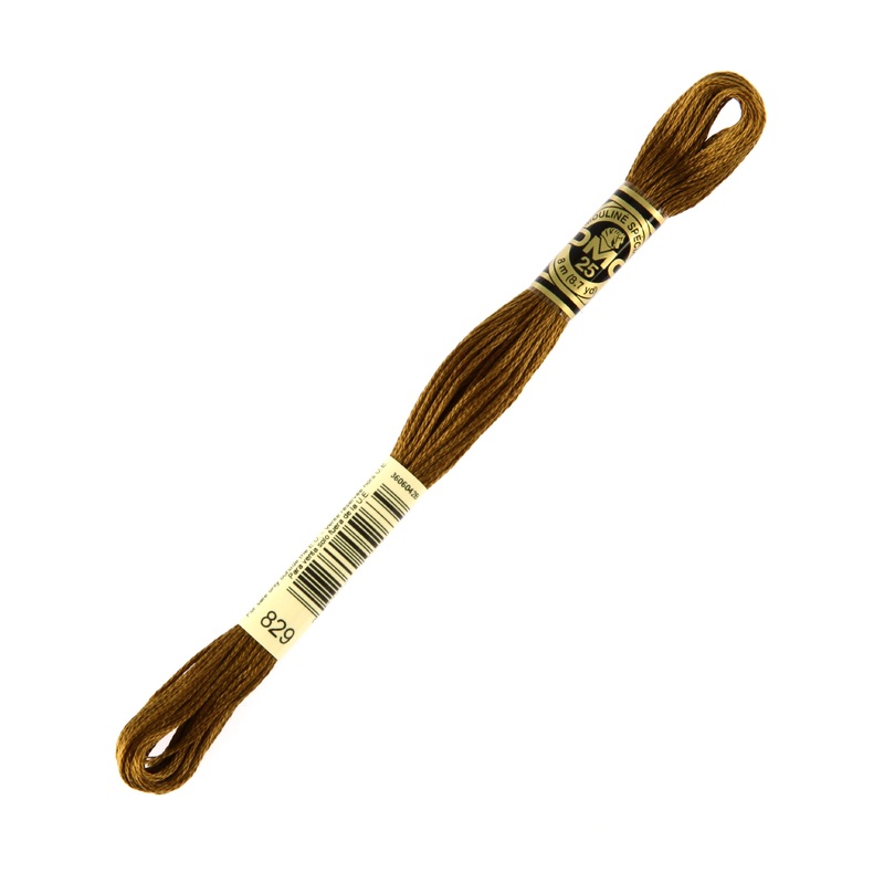 DMC Mouline Special 8 m Embroidery Thread, Brown – 829