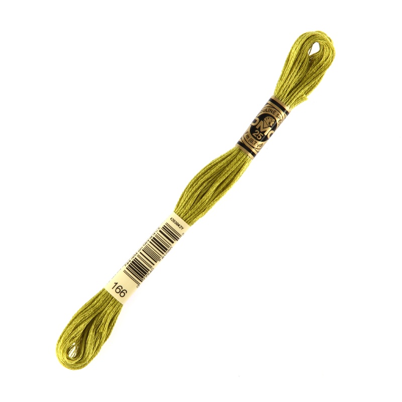 DMC Mouline Special 8 m Embroidery Thread, Green – 166