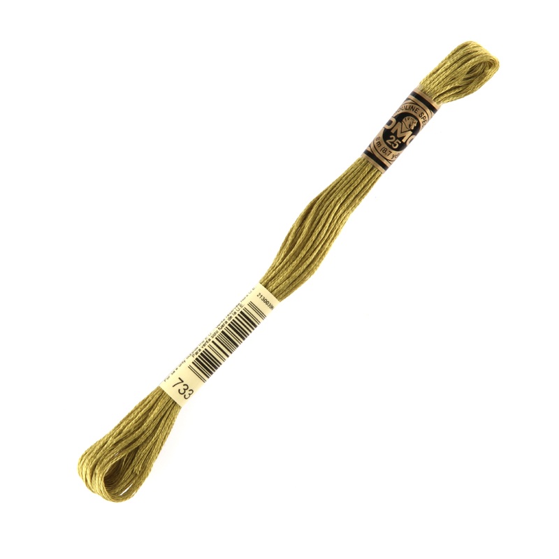 DMC Mouline Special 8 m Embroidery Thread, Green – 733