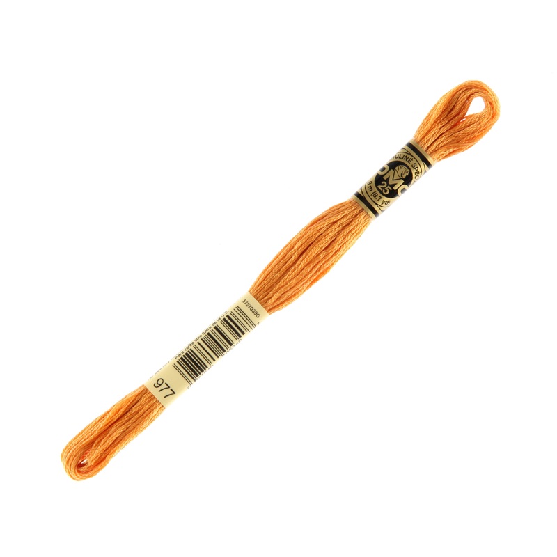 DMC Mouline Special 8 m Embroidery Thread, Orange – 977