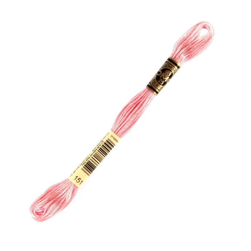 DMC Mouline Special 8 m Embroidery Thread, Pink – 151