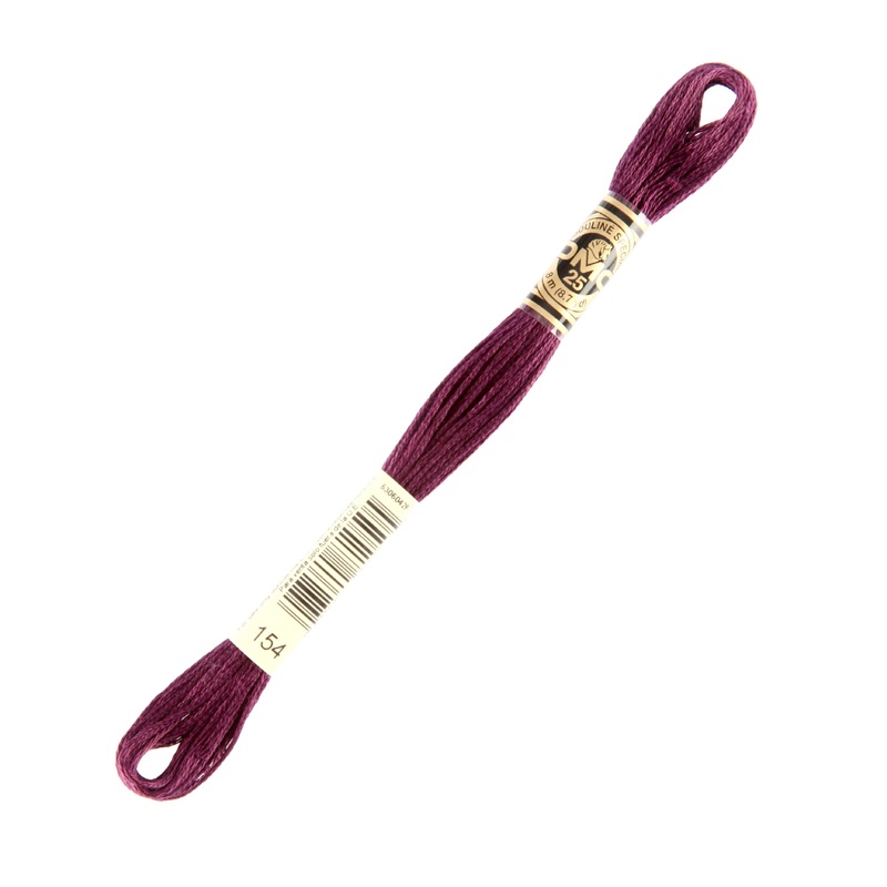 DMC Mouline Special 8 m Embroidery Thread, Purple – 154