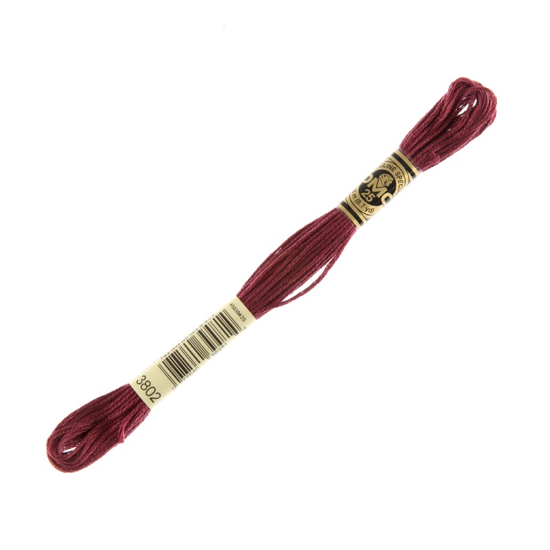DMC Mouline Special 8 m Embroidery Thread, Red – 3802