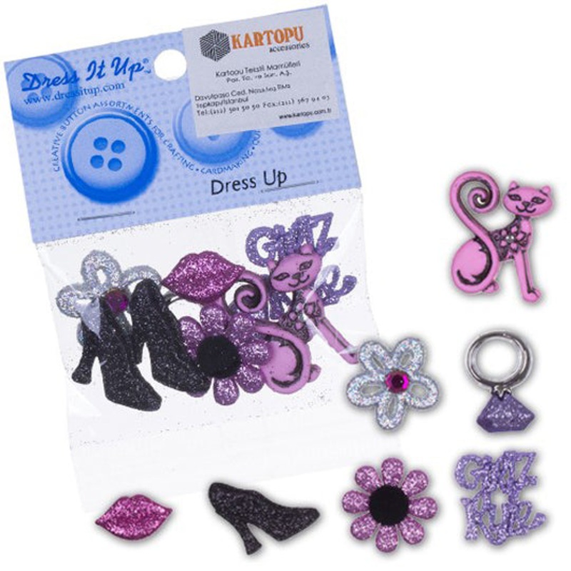 Dress It Up Creative Button Assortment, Dress up – 4244
