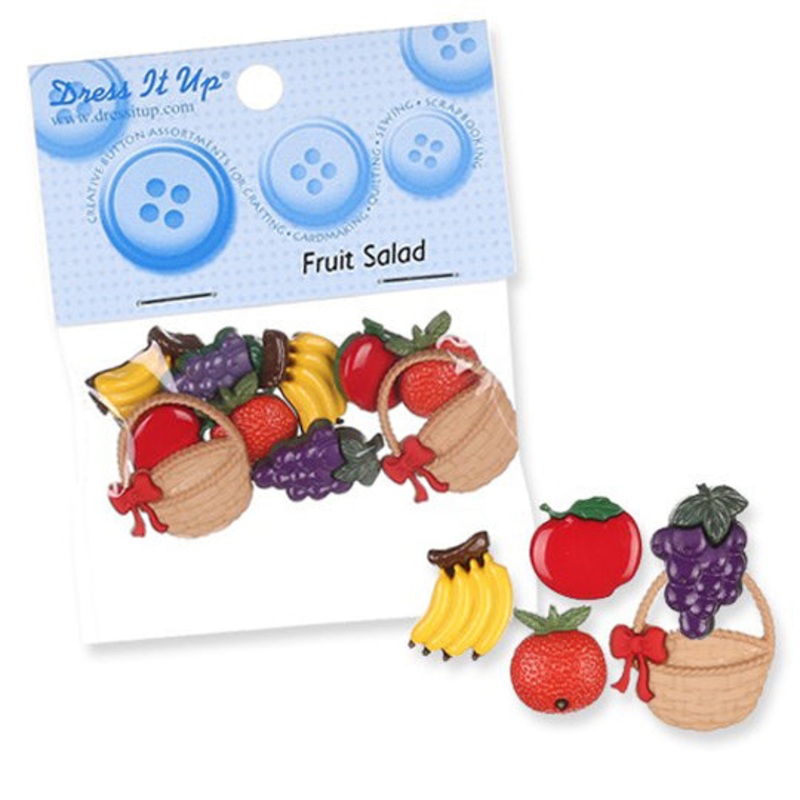 Dress It Up Creative Button Assortment, Fruit Salad – 132