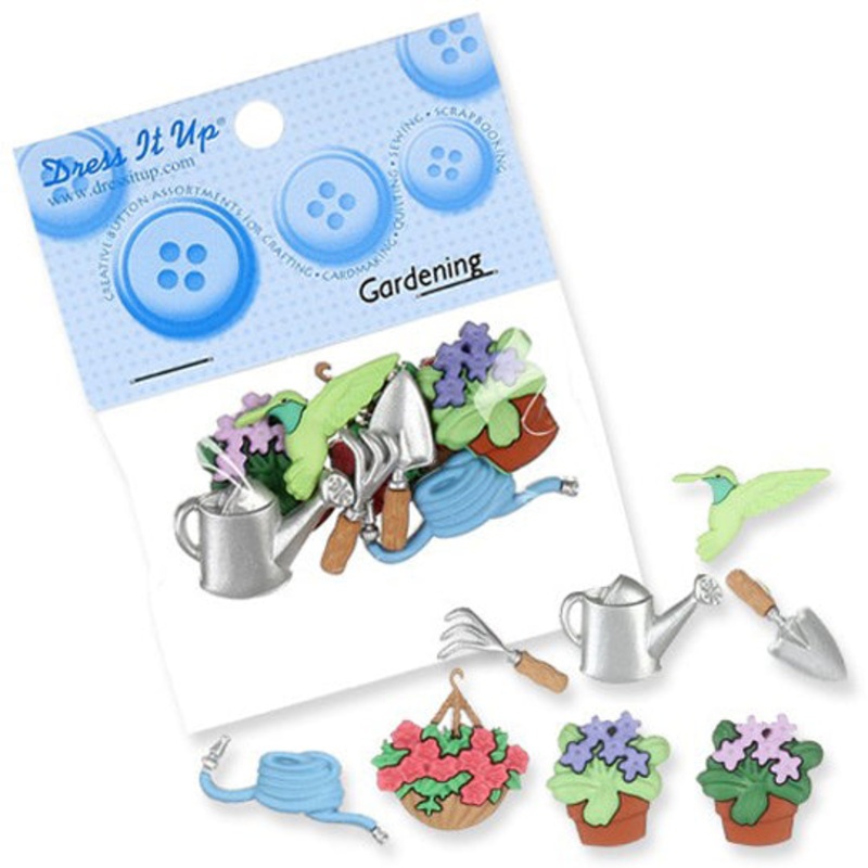 Dress It Up Creative Button Assortment, Gardening – 6960