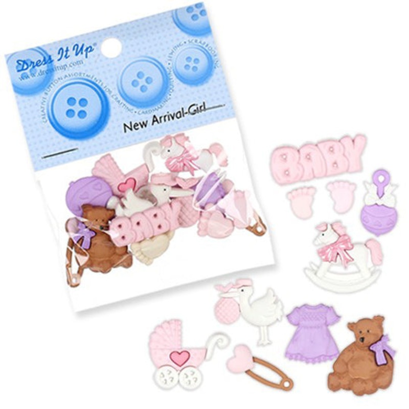 Dress It Up Creative Button Assortment, New Arrival Girl – 4750